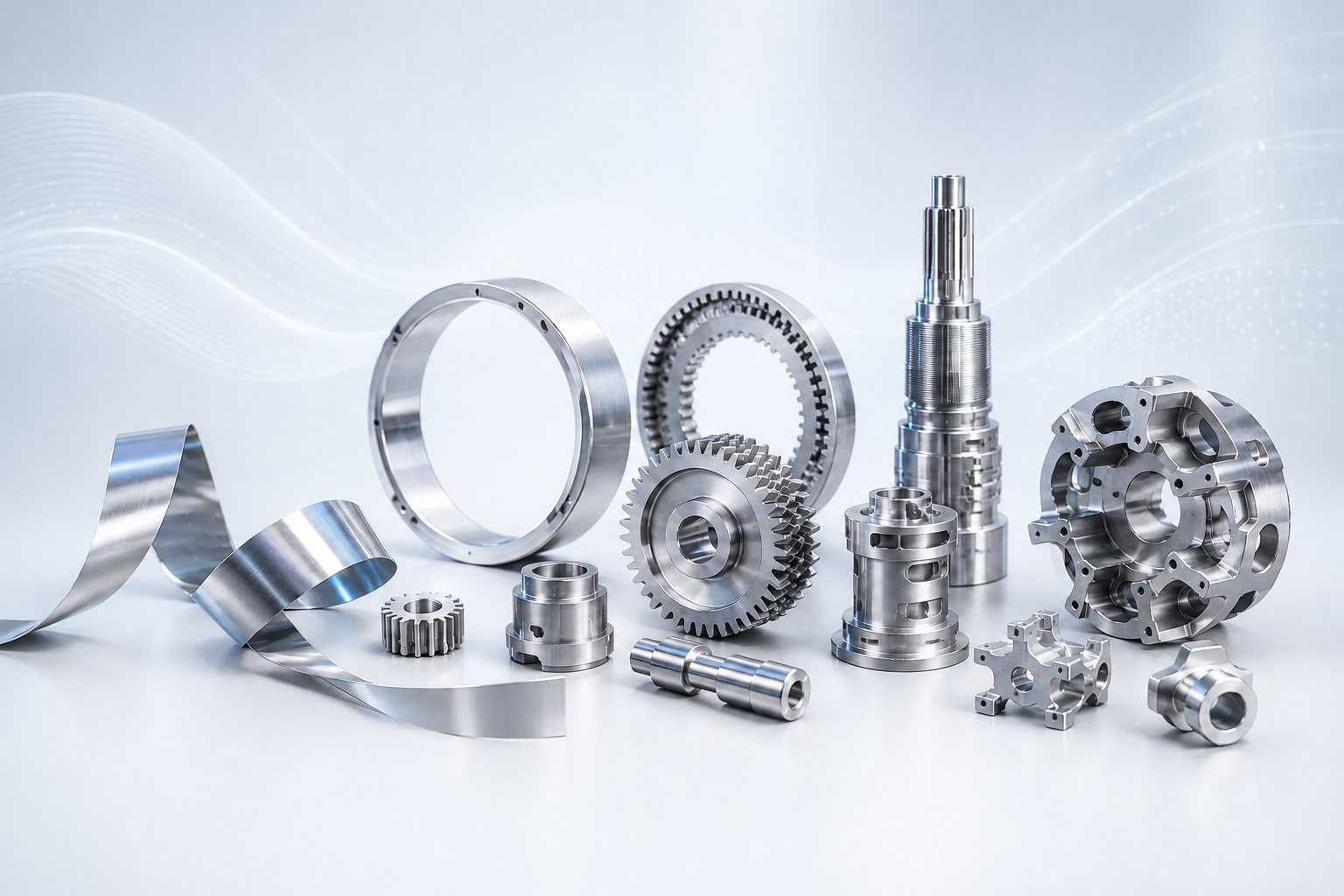 Amorphous alloy materials and precision components